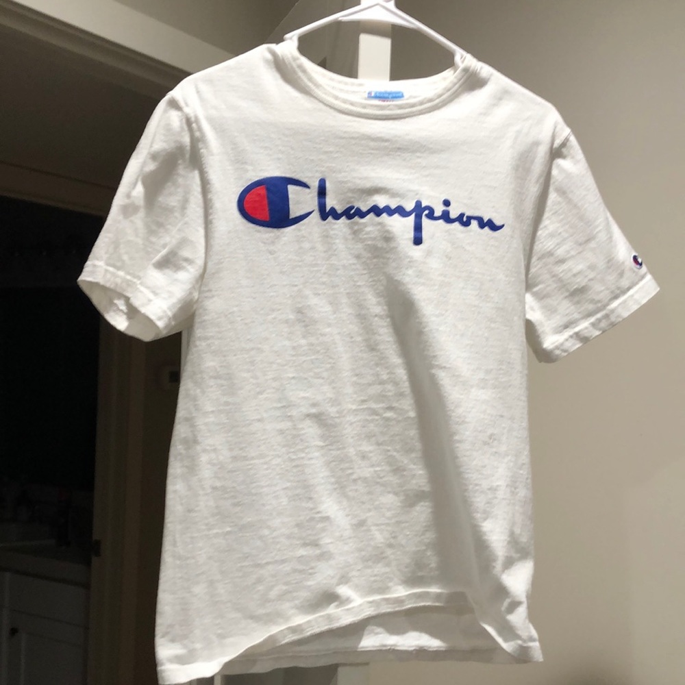 White champion shirt